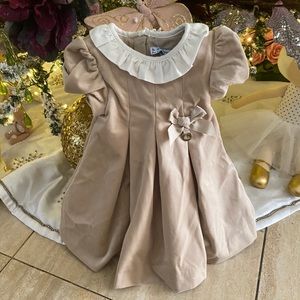 Baby girl velour dress